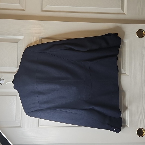 Focus 2000 Women's Vintage Black ButtonFront Mandarin Collar BlazerJacket Size10 - Picture 9 of 16